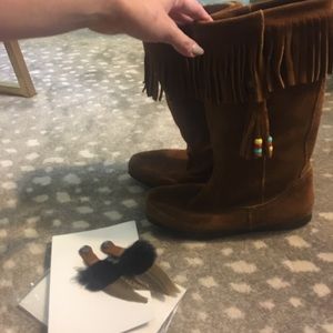 Minnetonka Moccasin Calf Boots